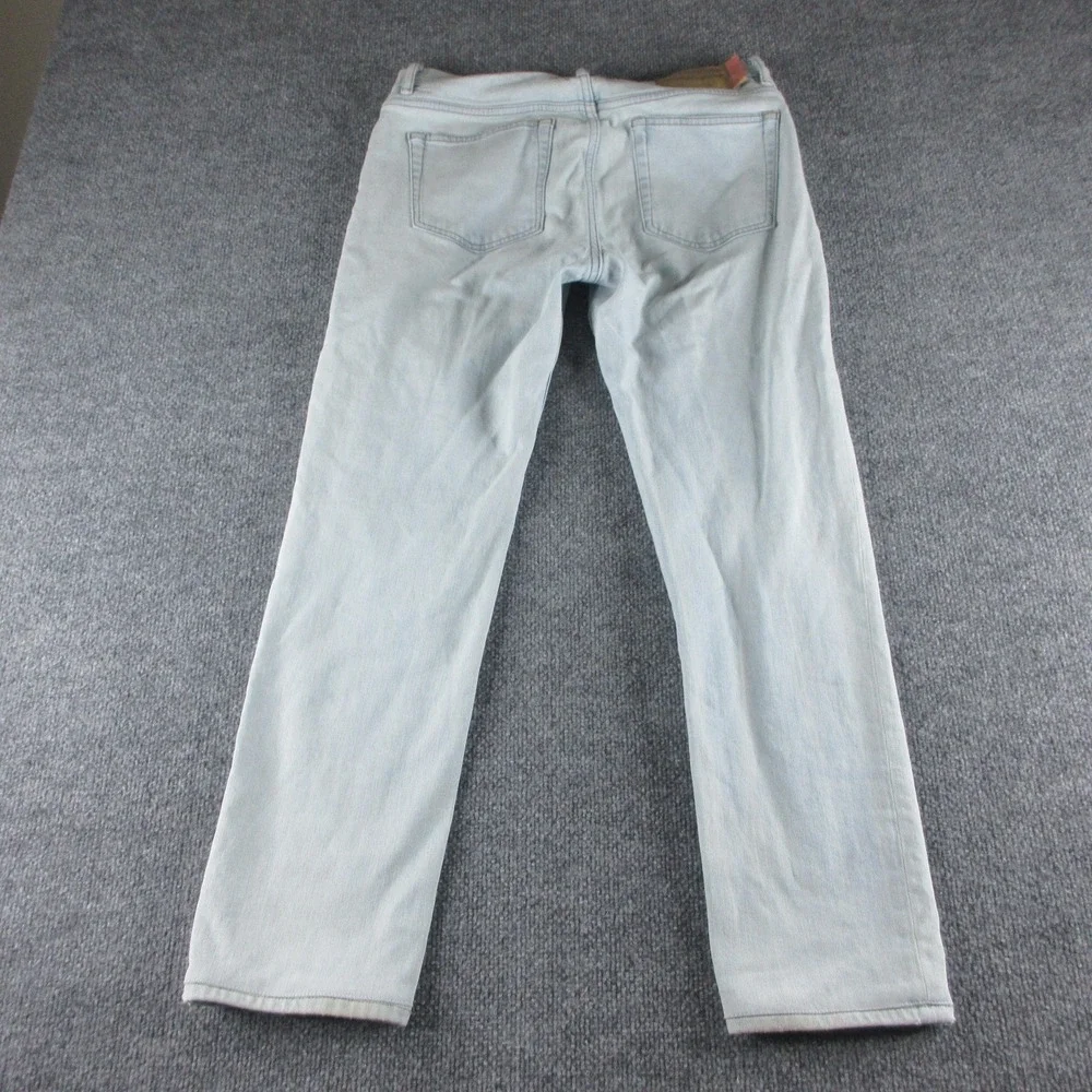 Acne Studios North Lt Blue Jeans Mens 32x28 Light Wash Slim Straight Stretch